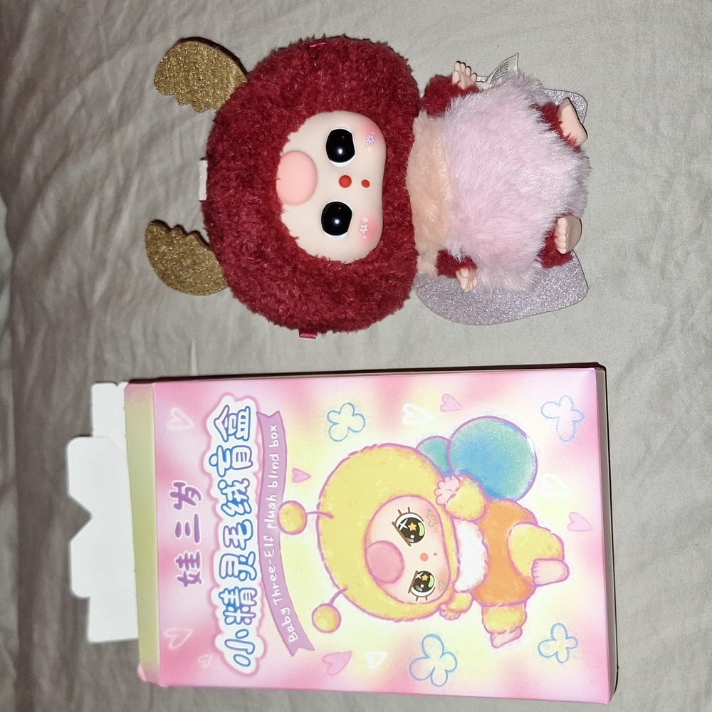 Baby Three Elf Plush Blind Box-Confirmed Beetle